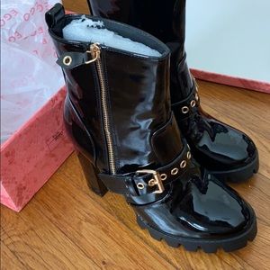 Patten black boots